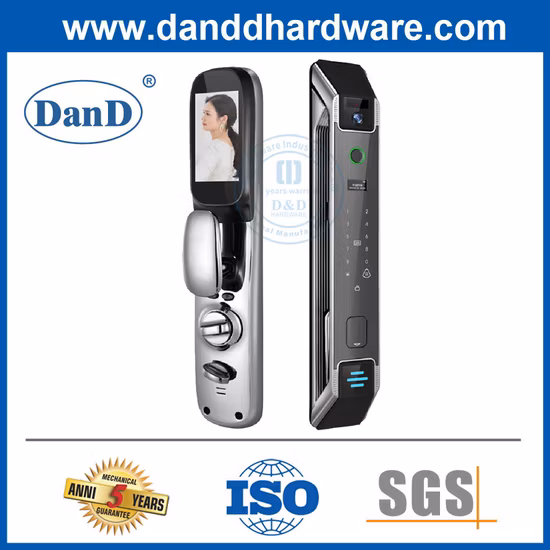 Electronic Locks Room Household Security Door Handle Intelligent Fingerprint Door Lock