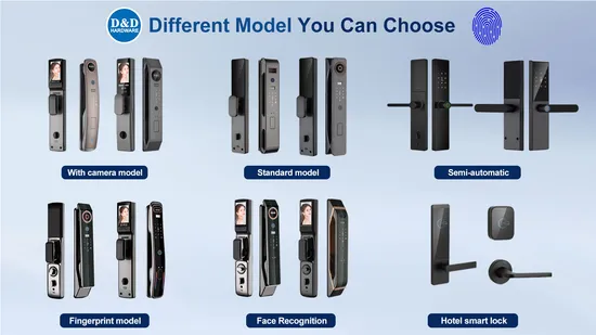 Electronic Locks Room Household Security Door Handle Intelligent Fingerprint Door Lock