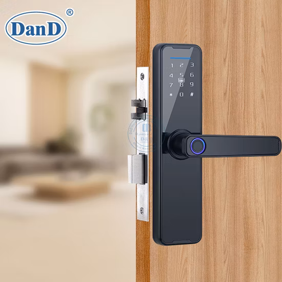 Electronic Locks Room Household Security Door Handle Intelligent Fingerprint Door Lock