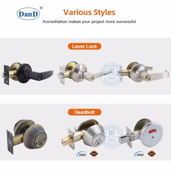 Трубчатый рычажный замок из цинкового сплава, защитный дверной замок