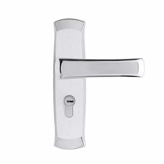 Заводская атласная пластина из нержавеющей стали, мебельная дверная ручка, врезные дверные замки для деревянных дверей