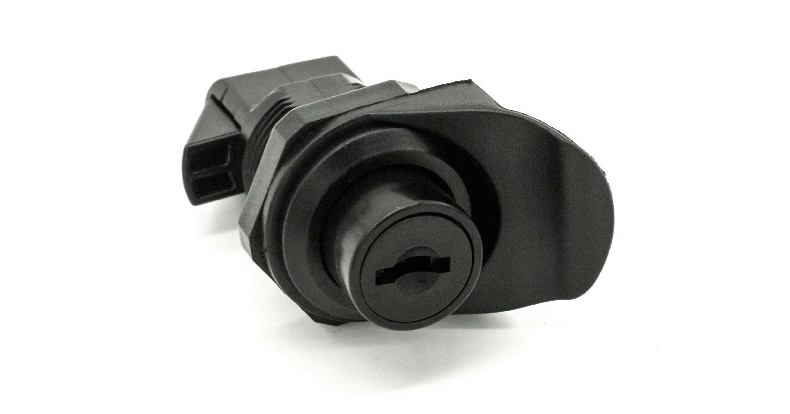 Push to Close Latch Plastic Push Button Slam Door Cam Lock