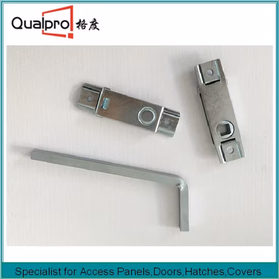 GI Steel Budget Spring Latch Door Slam Locks With Tool Key OP7904