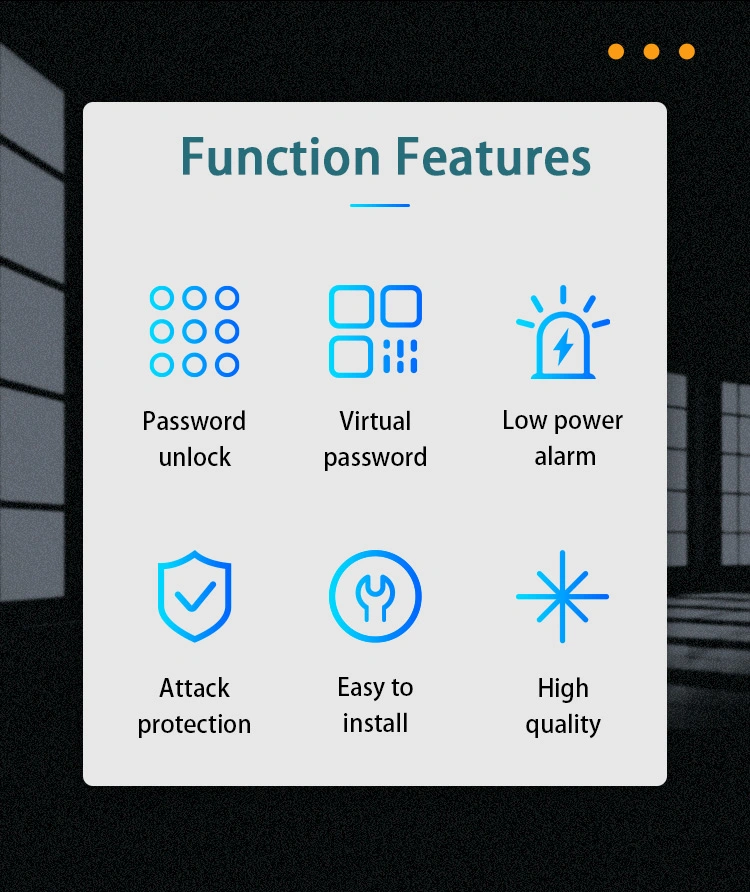 KERONG Electronic Intelligent Keyless Digital Combination Code Keypad Cabinet Cam Lock For Office