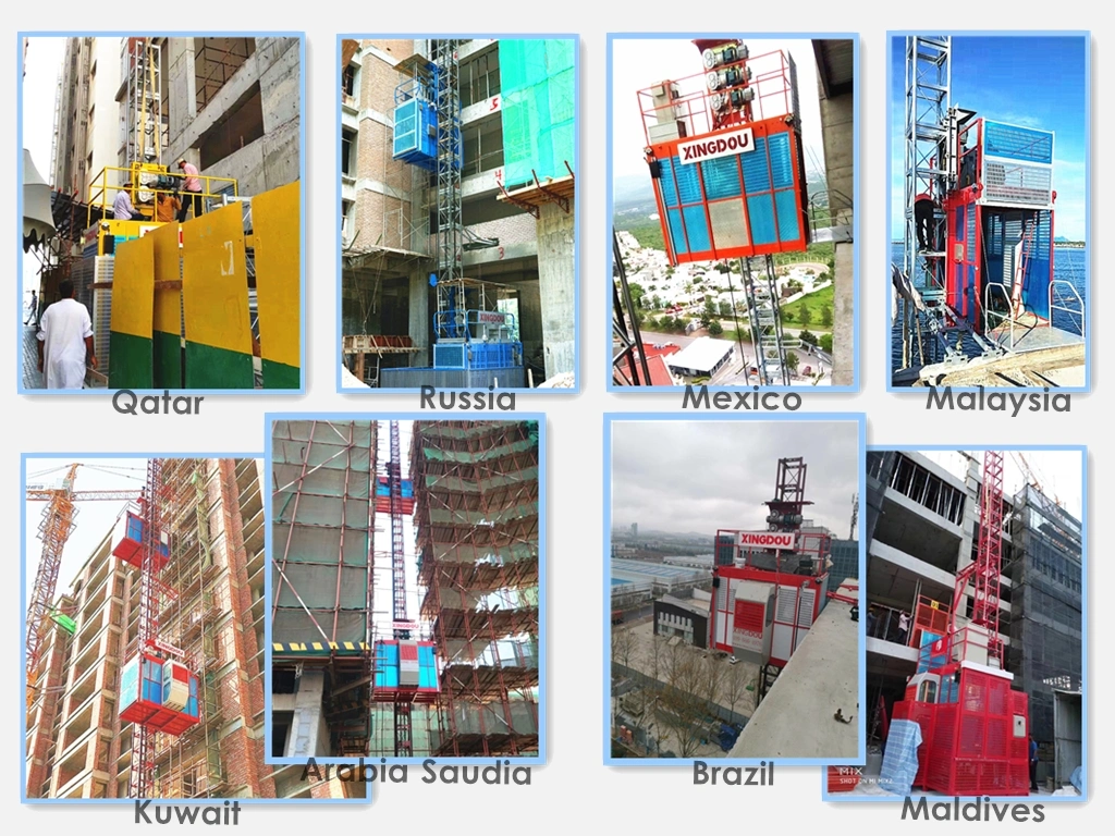 Factory Wholesale Construction Lifting Equipment Hoist Building Hoist Elevator Man Lift Price for Passenger/Material