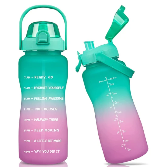 Очень большая бутылка для воды для спортзала емкостью 1 галлон Кувшин для воды Спортивная крышка Бутылка для воды с откидной крышкой Botellas PARA Ciclismo